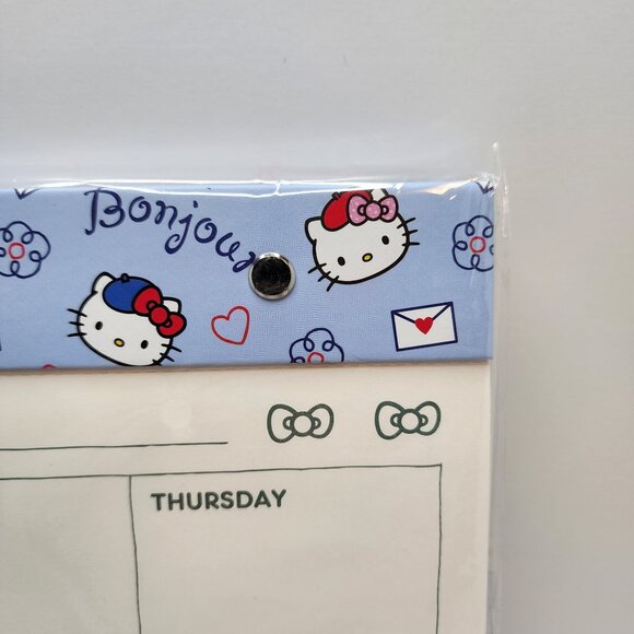 Hello Kitty Bonjour Weekly Desk Pad | Planner, Calendar, Rare NWT - Picture 4 of 5